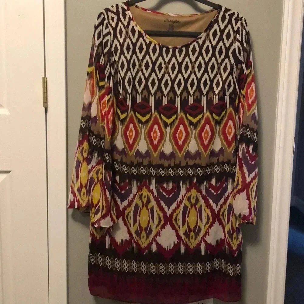 Wrangler Bell-Sleeve Dress​